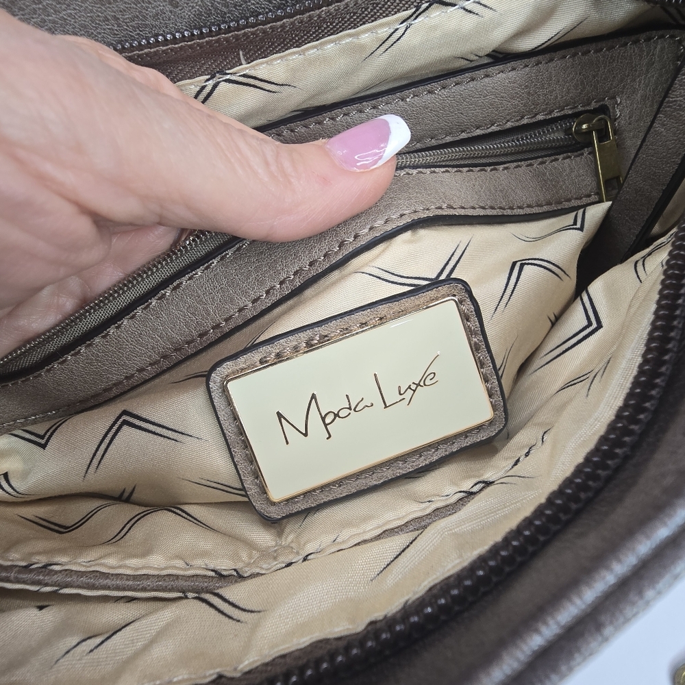 Moda Luxe The Kimberly Vegan Leather Crossbody Bag‎ - Picture 13 of 16